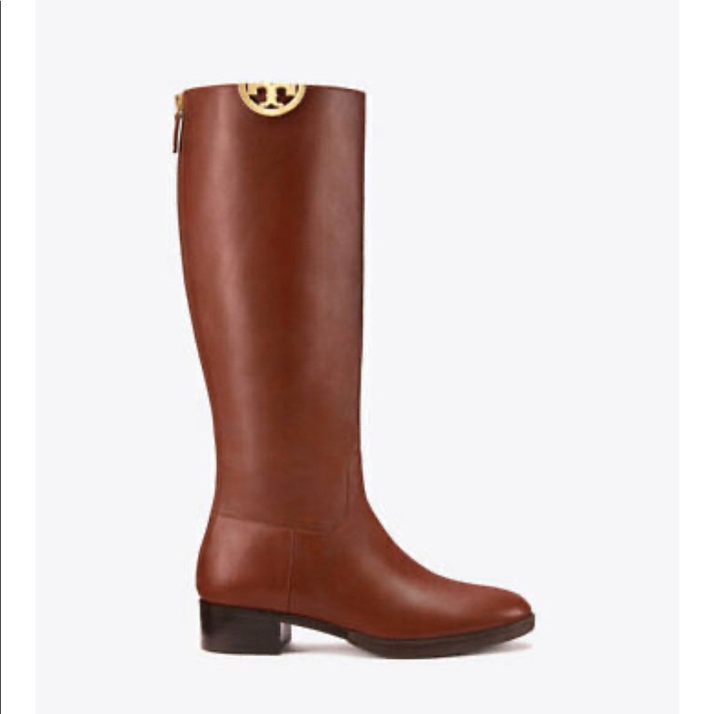Brown Sidney Leather Riding Boots/Booties